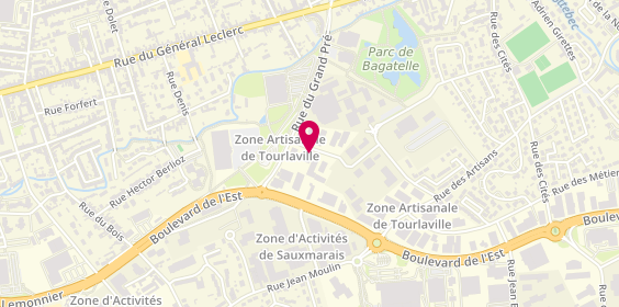 Plan de Asian Auto Parts, 62 Rue des Entreprises, 50110 Cherbourg-en-Cotentin