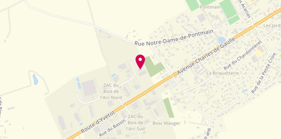 Plan de Fred'auto, 220 Rue des Bourreliers, 76760 Yerville