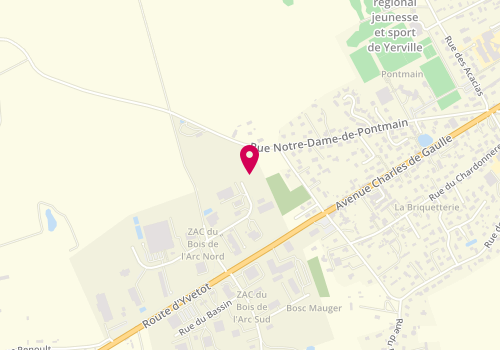 Plan de Agent Citroen, 260 Rue des Bourreliers, 76760 Yerville