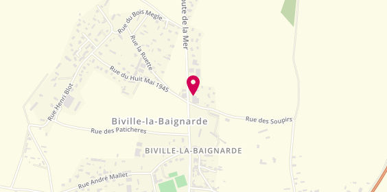Plan de SAS GARAGE COURTOIS, 678 Route de la Mer, 76890 Biville-la-Baignarde