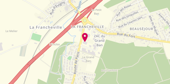 Plan de First Stop Centre Auto AMS la Francheville, 14 Rue du Grand Ban, 08000 La Francheville