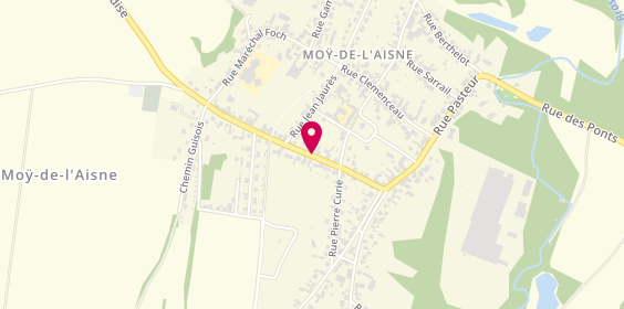 Plan de Ciryl Auto, 38 Rue Saussier Marchandise, 02610 Moÿ-de-l'Aisne