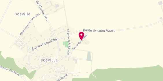 Plan de Garage Dufour Fils, 336 Route du Hoque, 76450 Bosville
