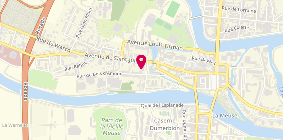 Plan de Zen Autos, 10 Rue du Bois d'Amour, 08000 Charleville-Mézières