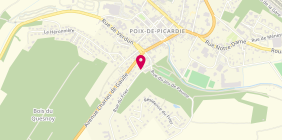 Plan de Garage Desjardins-Duval, Zone du Frier
Rue de la Justice, 80290 Poix-de-Picardie
