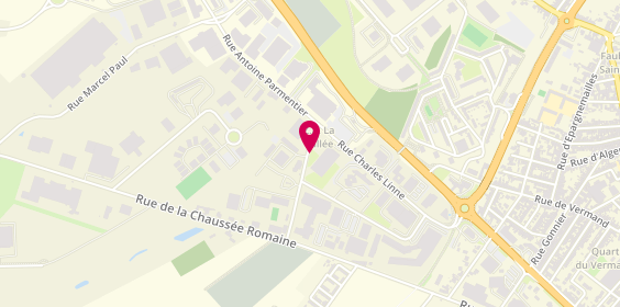 Plan de Les Garages Francois, Zone Aménagement la Vallée
171 Rue de la Chau. Romaine, 02100 Saint-Quentin