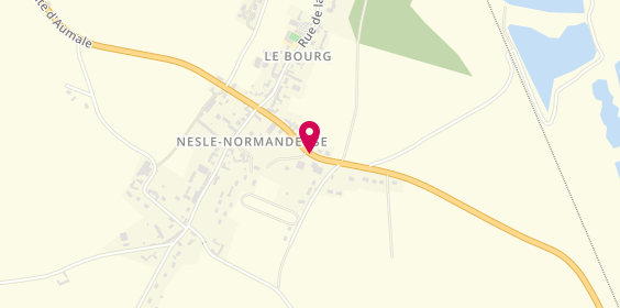 Plan de Lecomte David Automobiles, 22 Route d'Aumale, 76340 Nesle-Normandeuse