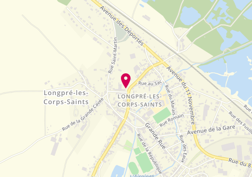 Plan de Jlt Auto, 13 Rue de la Division Leclerc, 80510 Longpré-les-Corps-Saints