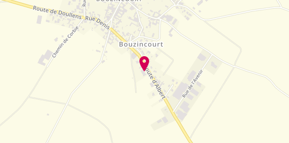Plan de Bouzincourt Automobile, Route d'Albert, 80300 Bouzincourt