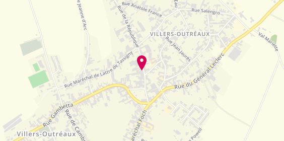 Plan de Jlb Autos, 9 Rue de la Republique, 59142 Villers-Outréaux