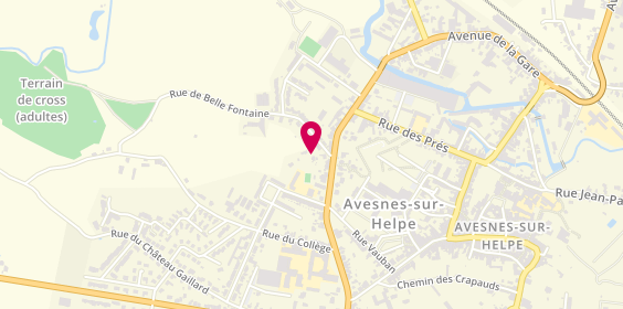 Plan de Garage Rue de Bellefontaine, 3 Rue Bellefontaine, Bis, 59440 Avesnes-sur-Helpe