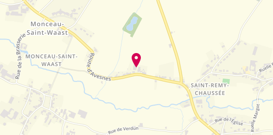 Plan de Garage de l'Avesnois, 1089 Route d'Avesnes, 59620 Monceau-Saint-Waast