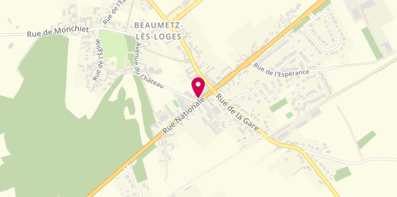 Plan de LEGRAND Hubert, 11 Rue Nationale, 62123 Beaumetz-lès-Loges