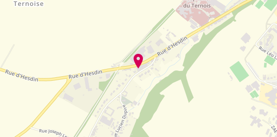 Plan de Auto-Pneu, Rue d'Hesdin - Saint Pol Sur Ternoise, 360 Saint Pol Sur Ternoise, 62130 Ramecourt