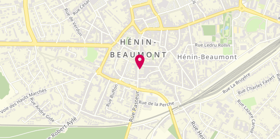 Plan de Relais Henin Beaumont, 115 Rue Pasteur, 62110 Hénin-Beaumont