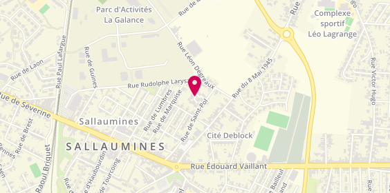 Plan de VANDEVOIR Jérôme, Résidence Salembier 26 Rue Jean Moulin, 62430 Sallaumines