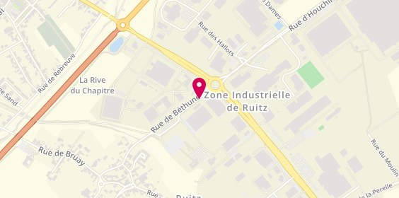 Plan de Huwer Parts Distribution Center, Zone Industrielle de Ruitz
70 Rue de Bethune, 62620 Ruitz