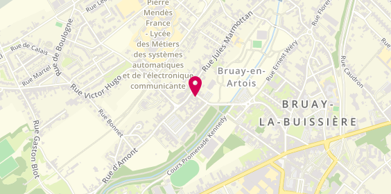 Plan de L'Atelier du Garagiste, 557 Rue Arthur Lamendin, 62700 Bruay-la-Buissière