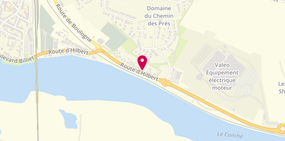 Plan de SOS Pare-Brise + Étaples / le Touquet, 91 Route d'Hilbert, 62630 Étaples