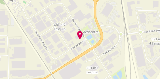 Plan de A.D.B Dépannage Lille - Agence Lesquin, 325 Rue de Berzin, 59273 Fretin