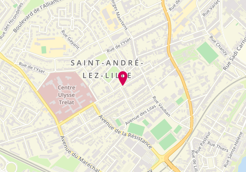 Plan de Cedric Nettoyage de Vehicule, 2 Rue du Marechal Foch Appt 1 Rdc, 59350 Saint-Andre