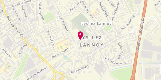 Plan de Sl Cars, 2 Rue Progrès, 59390 Lys-lez-Lannoy