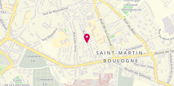 Plan de BALY Joël, 69 Rue Henot, 62280 Saint-Martin-Boulogne