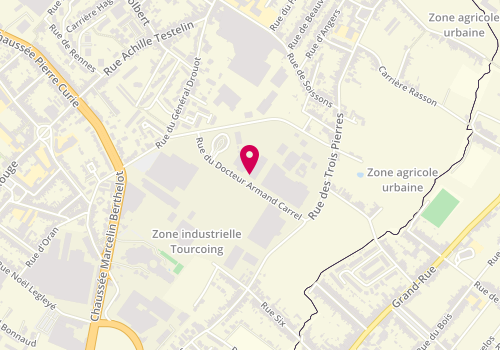 Plan de Etoile 59, Z.I de Tourcoing-Est
75 Rue du Dr Armand Carrel, 59200 Tourcoing