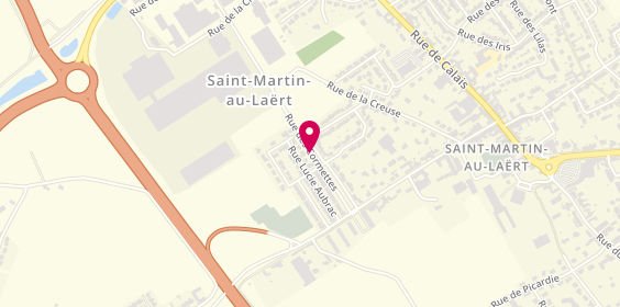 Plan de Euromaster, Rue des Cormettes, 62500 Saint-Martin-au-Laërt
